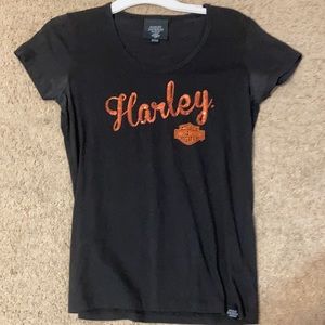 Harley Davidson women’s size Medium.